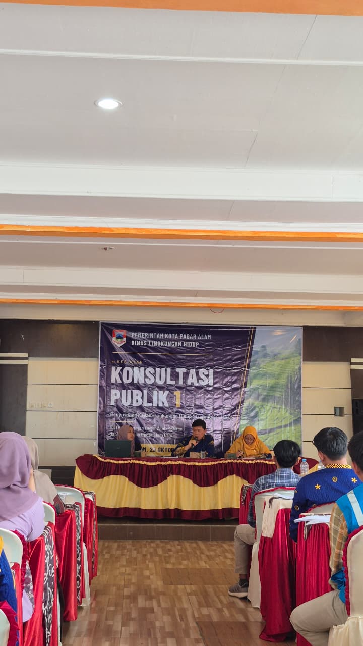 Perkuat Tata Ruang Berkelanjutan, Pemkot Pagar Alam Gelar Konsultasi Publik I KLHS RDTR 2026
